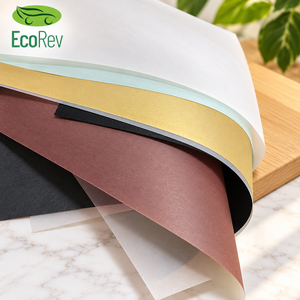 EcoRev Food Grade <b>White</b> Recyclable Glassine <b>Paper</b> Greaseproof Semi-Transparent <b>Wrapping</b> Sheets Custom Logo for Food Packaging - Product Image 5