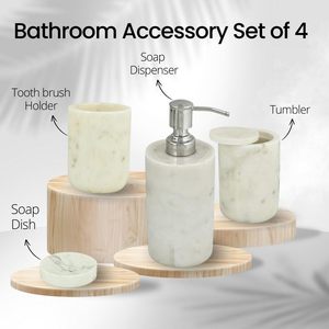 Premium home decor marble storage container toothbrush holder marble <b>soap</b> dispenser floral vanity <b>set</b> marble counter top <b>set</b> - Product Image 2