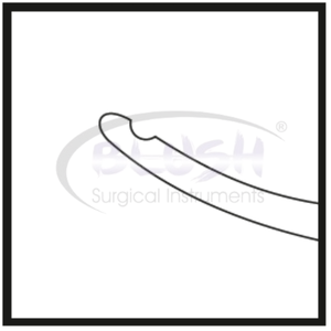 Simcoe Cortex Extractor Cannula Curved Irrigation Aspiration <b>Instrument</b> Cataract Surgery CE ISO Certified By Blush <b>Surgical</b> - Product Image 2