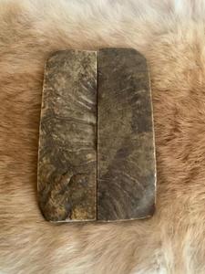 Empuñaduras de Cuchillo Hechas a Mano con Cuerno de Carnero Fósil Natural, Duraderas, para Regalo Empresarial - Product Image 1