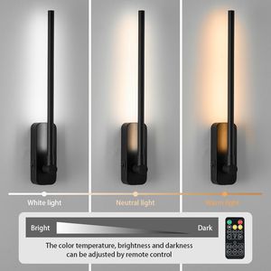 Lámparas LED Recargables 3CCT D para Cuadros, con Control Remoto Inalámbrico, Lámparas de Pared para Dormitorio con Clip Magnético, Lámparas Decorativas - Product Image 5