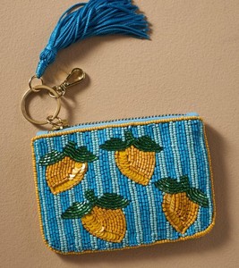 Decorative Embroidery Glass <b>Seed</b> Beaded Coin Purse Mini Cosmetic Bag For Travel Gifting Parties Stylish Women Zipper Pouch - Product Image 1