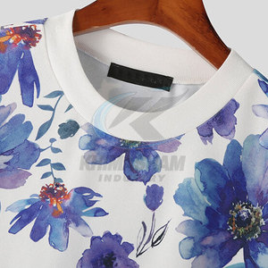 Camiseta de Hombre de Nuevo Estilo, Transpirable y Ecológica, de Poliéster/Algodón, Precio de Mayoreo, Diseño de Logotipo Personalizado - Product Image 3