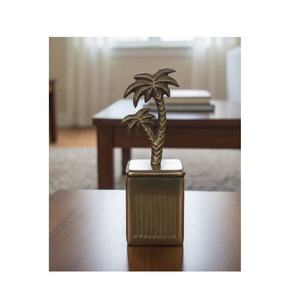 Caja de Acero con Acabado de Latón Antiguo, Hecha a Mano, con Patrón Geométrico de Arte Folclórico, Caja Decorativa para el Hogar de 39x10cm, Diseño Moderno, Regalo para Niñas y Mujeres - Product Image 5