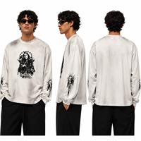 Hersteller von individuellen, schweren 300GSM T-Shirts |   OEM/ODM Boxy Cropped Fit Streetwear T-Shirt |   100% Baumwoll-Rohware für Hochwertige Marken