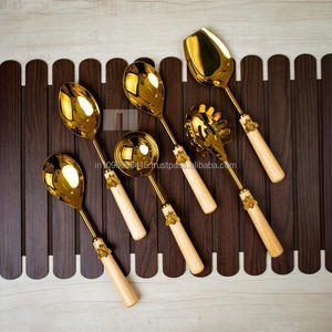 Luxury Design Dine Well Stocked Serving <b>Spoon</b> Set with <b>Table</b> Charms for Parties & Special Occasions-K S Exports Maharashtra - Product Image 1