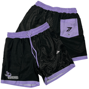 Custom Sublimation <b>Athletic</b> Shorts Men Gym Cargo Performance Shorts Adult 100% Polyester Quick Dry Elastic Waistband Wholesale - Product Image 4