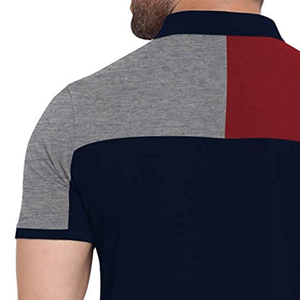 Polo de golf en tricot brodé sur mesure pour hommes, coton de haute qualité, manches courtes, respirant, vêtements de sport décontractés, polo pour hommes - Product Image 6