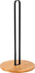 Portarrollos de Papel para Encimera con Base de Madera Antideslizante, Soporte de Metal Resistente para Toallas de Papel, para Gabinete de Cocina - Product Image 6