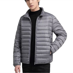 Manteau d'hiver matelassé personnalisable de marque de créateur, tendance et de qualité supérieure, imperméable, avec fermeture éclair, chaud, pour homme, coupe ample, rembourré en coton - Product Image 5