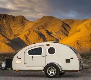 Dventure-Ready Modern Aluminum Mini Camper Travel Trailer-off Road Capable <b>Slide</b>-Out Kitchen 4 Person Capacity for Outdoor - Product Image 1