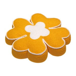 Coussin de siège en peluche unisexe ZGBROTHERS, motif floral, coton PP, doublure en velours Teddy, coussin épais pour la chambre à coucher, le bureau à domicile - Product Image 2