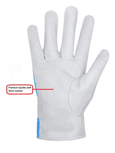 สำหรับถุงมือทำงาน ถุงมือตาข่ายสีน้ำเงิน ป้องกันการลื่น ป้องกันการลื่นไถล ระบายอากาศได้ดี เนื้อสัมผัสเรียบ ทนความร้อน 12 นิ้ว ซักด้วยเครื่องได้ - Product Image 4