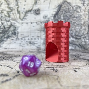 Torre de Dados Personalizable Impresa en 3D, Múltiples Colores Disponibles, Rodador de Dados para Juegos de Rol de Mesa, Torre de Dados para DND - Product Image 5