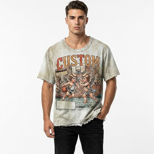 Camiseta personalizada estilo vintage con estampado DTG, 100% algodón, tela suave, con pedrería, manga corta, para uso unisex y cómodo. - Product Image 5