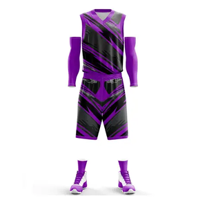 Ventes en gros d'uniformes de basket-ball personnalisés réversibles pour jeunes, uniformes de sublimation, maillots de basket-ball - Product Image 4