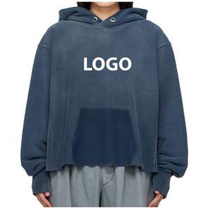Sudaderas con Capucha para Hombre, Diseño Personalizado de Alta Calidad, Fabricadas en Fábrica, Estilo Desgastado, Nuevo Diseño, Venta al Por Mayor, 100% Algodón, Cierre de Cremallera, Cuello en V, Transpirables - Product Image 4