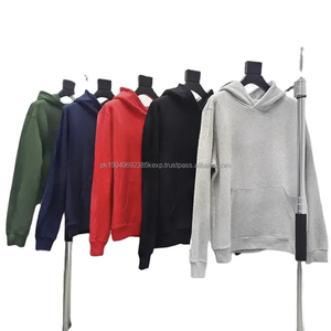 11 Emballages en gros Sweat à capuche en coton Vêtements pour hommes 100% coton Vêtements de rue Impression en mousse Super grand Hip Hop 350 Gsm - Product Image 1