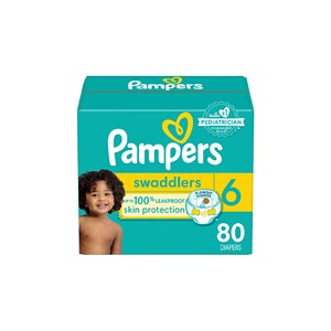 Pañales Pampers Swaddlers Overnight de fábrica, extra absorbentes, tallas 3, 4, 5 y 6, con 12 horas de protección contra fugas para quienes duermen profundamente. - Product Image 2