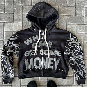 High Quality Mens Hoodie Custom Logo Oversized Streetwear Hoodie <b>Bulk</b> Factory Direct Supply - Product Image 1