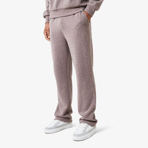 Ensemble de survêtement en molleton respirant à capuche pour homme, couleur unie, 100% coton, sweat-shirt et pantalon décontractés, vêtements d'hiver, coupe classique - Product Image 5