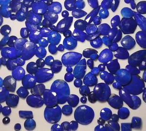 Lapis Lazuli ธรรมชาติอัญมณี Cabochon ขัดคริสตัลทุกขนาดสำหรับการทำจี้เครื่องประดับ - Product Image 4