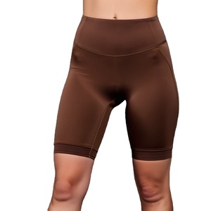 Pantalones cortos de botín de alta calidad más vendidos para mujer Pantalones cortos de botín de mujer de entrenamiento de color liso personalizado | Pantalones cortos para mujer - Product Image 3