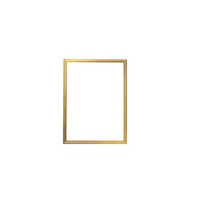 Cadre photo rectangulaire en métal doré élégant pour la décoration de la maison et les cadeaux de mariage - Product Image 1