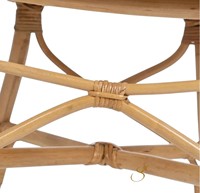 Fauteuil en rotin naturel tressé en chevrons, chaise de salle à manger en osier artisanale pour la maison, la cuisine, le restaurant, le café, meubles
