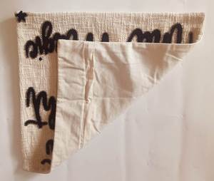 Custom Embroidered Linen <b>Cushion</b> <b>Cover</b> Square Bohemian Style Home Decor Alphabet Pattern - Product Image 5