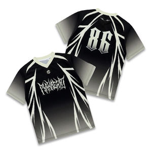 Camiseta Deportiva con Cuello en V, Sublimada Personalizada, de Alta Calidad, para Hombre, Estilo Urbano - Product Image 1