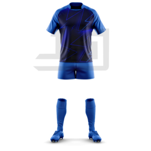 Conjunto de Camiseta y Pantalones Cortos Deportivos Personalizados para Equipos de Rugby, Tejido Transpirable de Primera Calidad, Antibacteriano y Ecológico para Partidos de Liga - Product Image 1