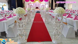 Pillier de marche de mariage romantique, cubes décoratifs, en Fiber, colonne décorative pour mariage - Product Image 2