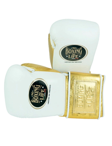 Gants de boxe personnalisés « No Boxing No Life » en cuir véritable à lacets pour adultes, idéaux pour le Muay Thai et les arts martiaux – Vente chaude - Product Image 2