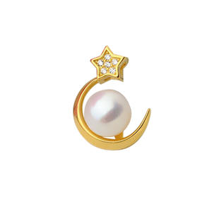 Collier étoile et lune en argent S925 pour femmes, ensemble de 9-10 perles, chaîne de clavicule avec accessoires de bricolage, pendentifs de mode, breloques, article n°. 383 - Product Image 3