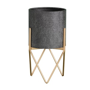 Support de pot de fleurs en métal noir de qualité supérieure, tendance, pour la maison, la cuisine, les fêtes, taille et forme personnalisables - Product Image 3
