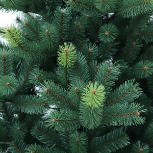 Sapin de Noël élégant et luxueux à structure articulée, pré-éclairé avec lumières blanc chaud, résistant au feu, pour décoration extérieure et intérieure, support personnalisé - Product Image 3