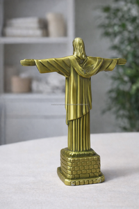 Estatua Metálica Creativa de Jesucristo el Redentor con Impresión Digital para Decoración del Hogar, Oficina y Sala de Estar - Product Image 5