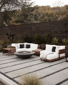 Juego de Sofás Seccionales de Teca de Lujo para Exteriores, Muebles Modernos para Patio, Terraza, Resort, Hotel, Villa y Jardín - Product Image 2