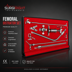 Sistema de Fijación Flexible para Retractores LEYLA Brain, Material de Acero Inoxidable, Instrumento Quirúrgico Ortopédico Manual para Cirugía de Brazos - Product Image 1
