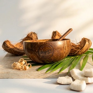 Utensilios de Cocina Sostenibles Hechos con Cáscara de Coco |   Cuencos Naturales Hechos a Mano para una Vida Saludable - Product Image 1