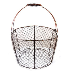 Panier organisateur économique ovale en fil métallique pour fruits et légumes Paniers de rangement polyvalents pour la cuisine avec poignée Prix réduit - Product Image 6