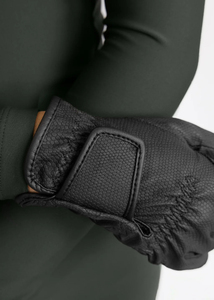 Gants d'équitation en cuir de qualité supérieure, design ultra respirant, logo personnalisé en gros, pour l'hiver. - Product Image 5