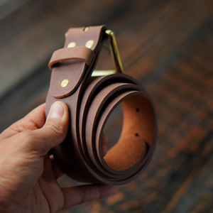 Cinturón de Cuero Casual de Alta Moda para Hombre, Diseño con Hebilla, Hecho en India, Precio al por Mayor - Product Image 5