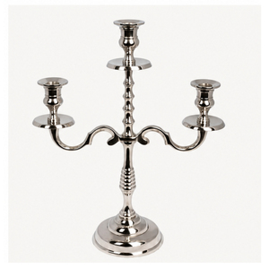 Wholesale 3 Arm Metal Candelabra Silver Plated <b>Candle</b> Holder <b>Bulk</b> Wedding Table Centerpiece Factory Direct Event Decor Supplies - Product Image 3