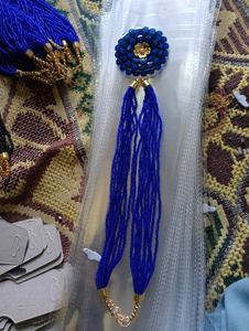 Collar de Flores con Cuentas de Vidrio Hechas a Mano y Colgante, Joyería Vintage Colorida para Mujeres y Tiendas de Regalos - Product Image 5