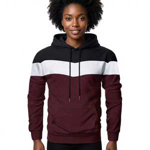 Sudadera con Capucha para Hombre, Diseño Color Block, Corte Regular, Informal, con Bolsillo, para Otoño - Product Image 2