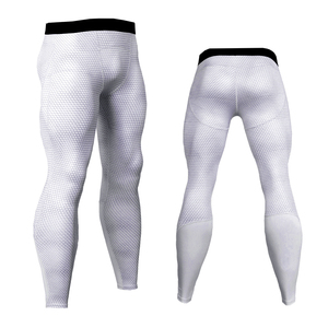 Top Quality Customizable Workout Tights <b>Men's</b> Elastic Waist Yoga Leggings <b>Base</b> <b>Layer</b> Workout Tights Leggings for Sale - Product Image 2