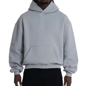 Sweat-shirt coupe-vent en molleton brossé 100 % coton personnalisé avec logo, qualité supérieure, coupe oversize, streetwear, livraison rapide, réduction sur les achats en gros - Product Image 4