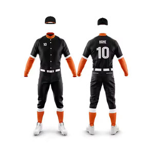 Camiseta de Béisbol para Hombre con Botones, Personalizable con el Logotipo del Equipo, Rayas, Uniformes de Béisbol Económicos, Mangas Cortas, Camisetas Deportivas - Product Image 5